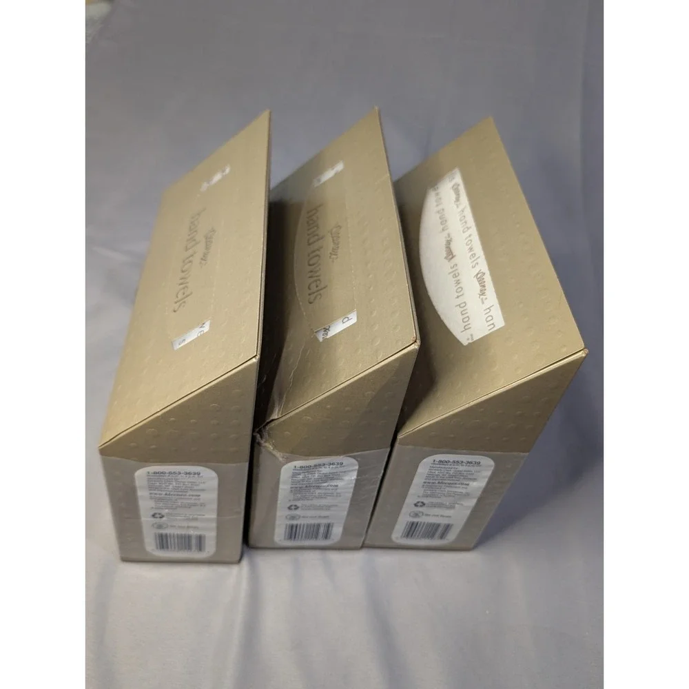 Kleenex‎ Hand Towels - White 60ct Pack of 3 NEW Old Stock 2008